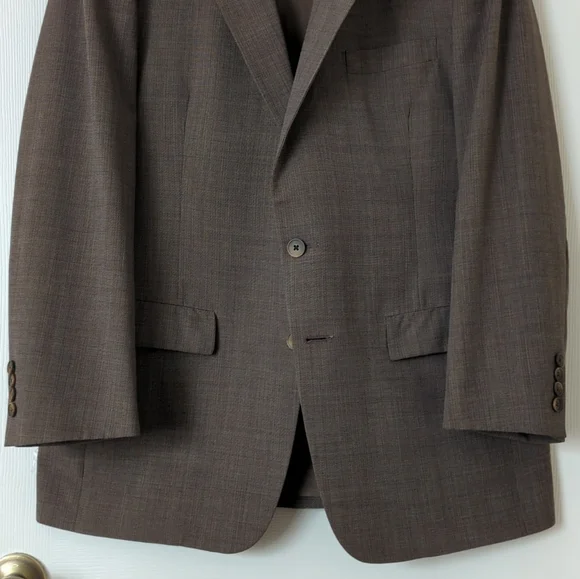 Christian Dior Monsieur Baskin 80's Vintage Union Made Woven Blazer Jacket 43R